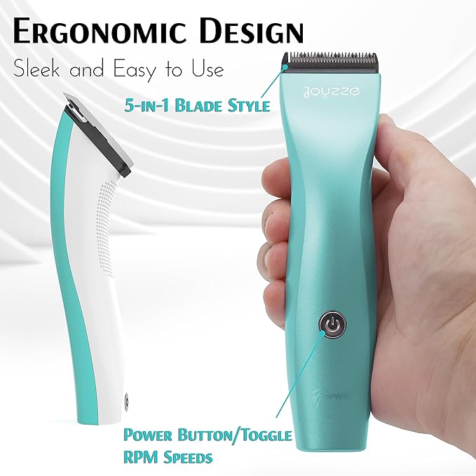 Hornet Teal 5-in-1 Cordless Clipper - Powerful Dog & Professional Grooming Tool