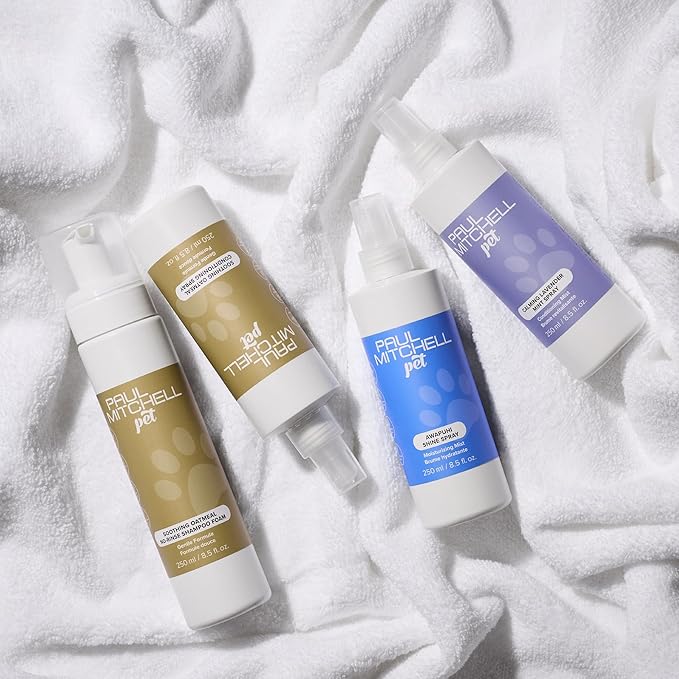 Paul Mitchell Pet Soothing Oatmeal Conditioning Spray, Gentle Formula, Grooming Spray for Dogs, 8.5 fl. oz