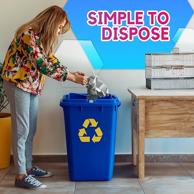 HA SHI Bird Cage Liner - 120 Paper Sheets, 20" x 18", 2.9 lb - Suitable for Pet Habitats, Bulk Quantity for Extended Use, Newsprint Texture, Parcel Packaging