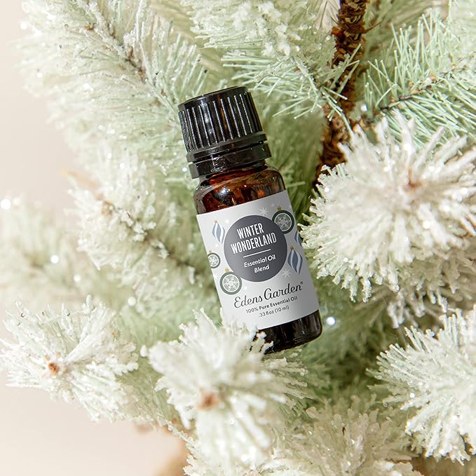 Edens Garden Winter Wonderland Essential Oil Blend- 100% Pure Premium Grade, Undiluted, Natural, Therapeutic, Aromatherapy, The Best for Diffusing, Candle, Laundry, Humidifiers 10 ml (.33 fl oz)