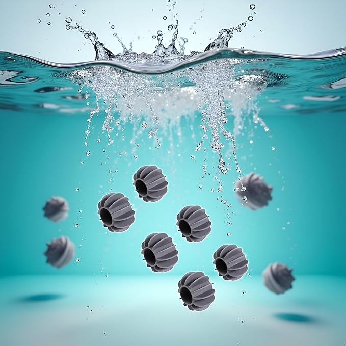 6Pcs Gray Laundry Ball Silicone Clothes Hair Cleaning Tool Pet Hair Remover Laundry Lint and Pet Hair Remover Balls for Reusable Cat Washing Hair Ball Catcher Laundry Machine Lint Removers