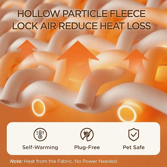 Bedsure XL Self Warming Orthopedic Dog Bed for Extra Large Dogs - Washable XLarge Dog Bed Waterproof, Comfort Pet Couch with Removable Cover, Pets Sofa with Nonskid Bottom, Grey, Non-Electric