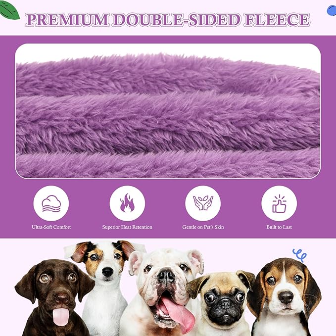 3XL Dog Sweaters for Large Dogs,Dog Hoodie,Warm Fuzzy Fleece Sweatshirt with Hood & Pocket,Leash Hole,Cozy Cold Weather Pet Clothes Sweater Hoodie for Large Dogs(Purple,3XL)