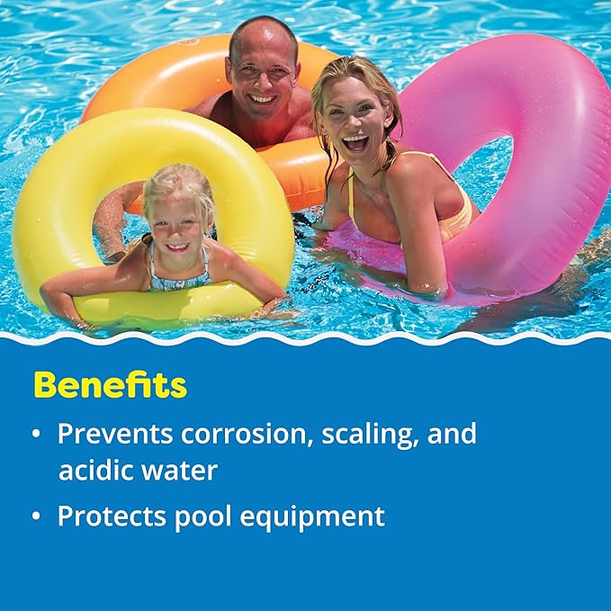 In The Swim Calcium Hardness Increaser for Swimming Pools - Fast-Acting, Scale Prevention - 94% Calcium Chloride - 45 Pounds