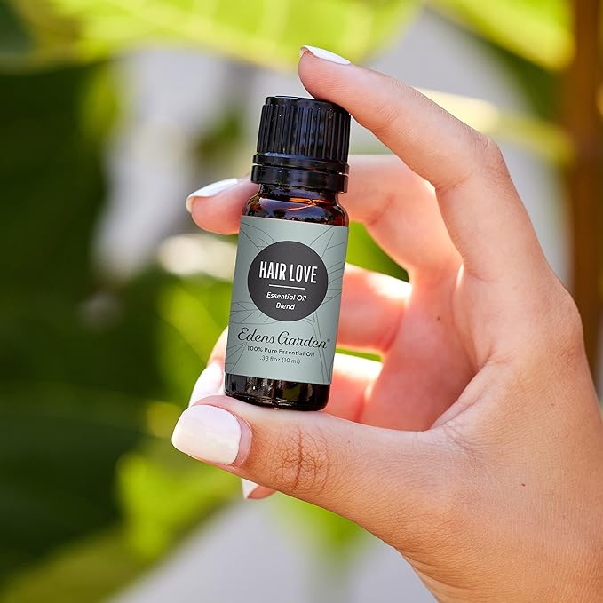 Edens Garden Hair Love Essential Oil Blend- 100% Pure Premium Grade, Undiluted, Natural, Therapeutic, Aromatherapy, The Best for Skin, Hair, Face 30 ml (1 fl oz)