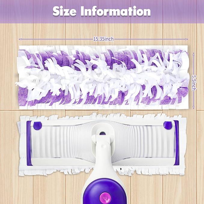 36PCS Disposable Mopping Pads Refills for Swiffer PowerMop,Replacement with Swiffer Power Mop Refills for Swiffer Power Mop Pads Multi-Surface for Floor Cleaning