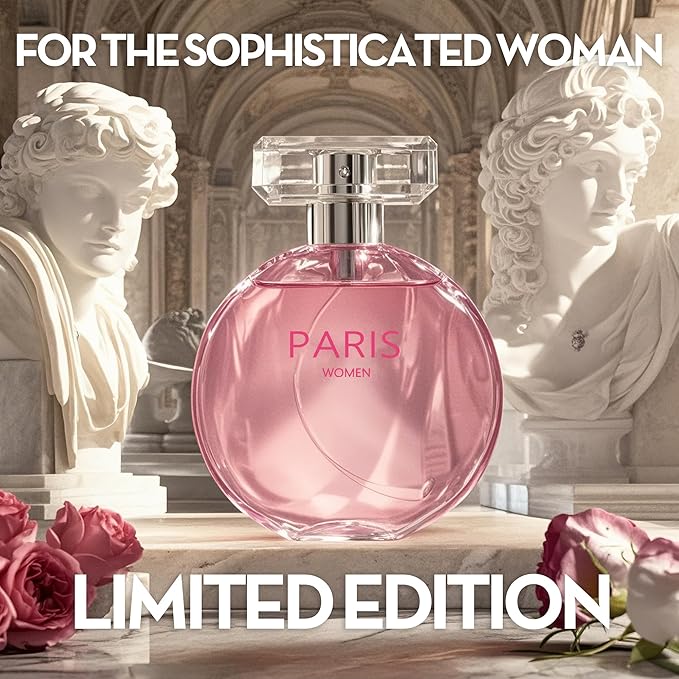 Women's Perfume Set - 2 Pack Eau de Parfum Spray 3.4 Oz Each | Floral Jasmine & Sweet Vanilla with Bergamot & Woody Notes | Long Lasting Original Scent Gift Set for Women (MilaWR&Paris)