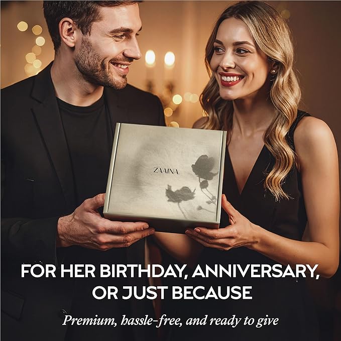 ZAAINA Spa Gifts for Women - Relaxation Spa Kit, Holiday Spa Gift Basket, Pampering At Home Natural Bath & Body Self Care Spa Package, Christmas Gifts for Mom Wife, Birthday Gifts for Women