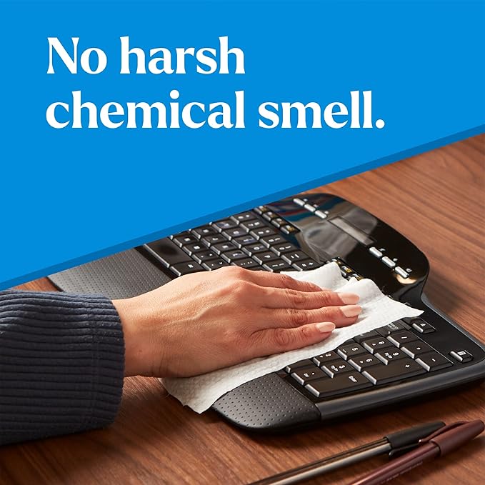 CloroxPro Clorox EcoClean Disinfecting Wipes, Multipurpose 100% Plant Based Cleaning Cloths, Antibacterial Disinfectant, Safe for Multi Surface Use, 75 Count (Pack of 6)