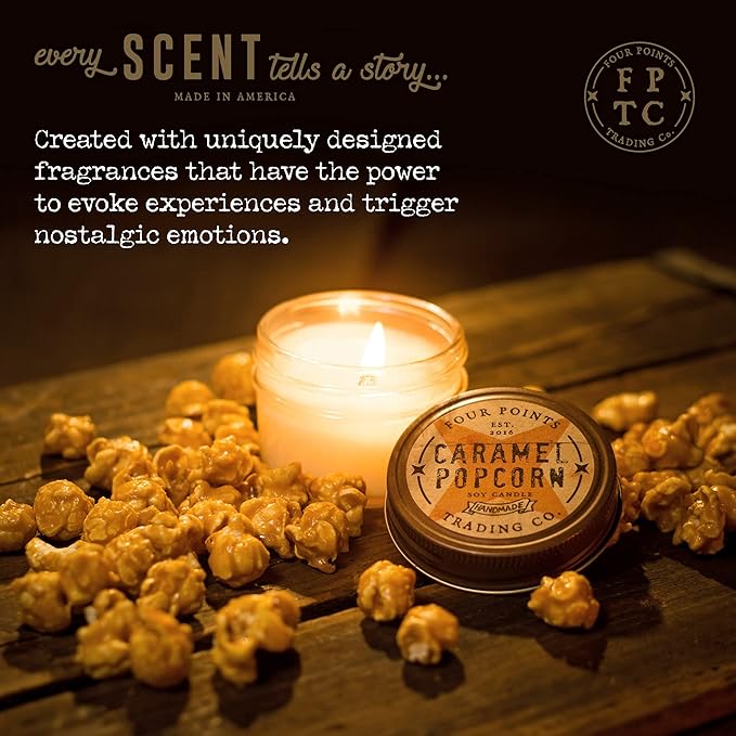 HWY-1 Scented 4 Oz Soy Aromatherapy Candle w/Jar - Four Points Trading Co.