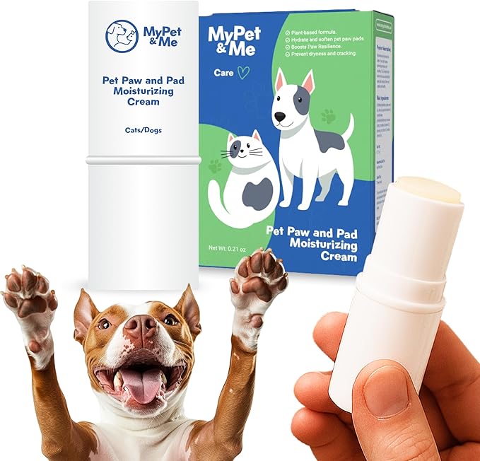 My Pet & Me Dog & Cat Paw and Nose Balm – 6g | Lick-Safe, Natural & Moisturizing Paw Balm for Dry or Cracked Pads | Gentle Nose & Paw Care