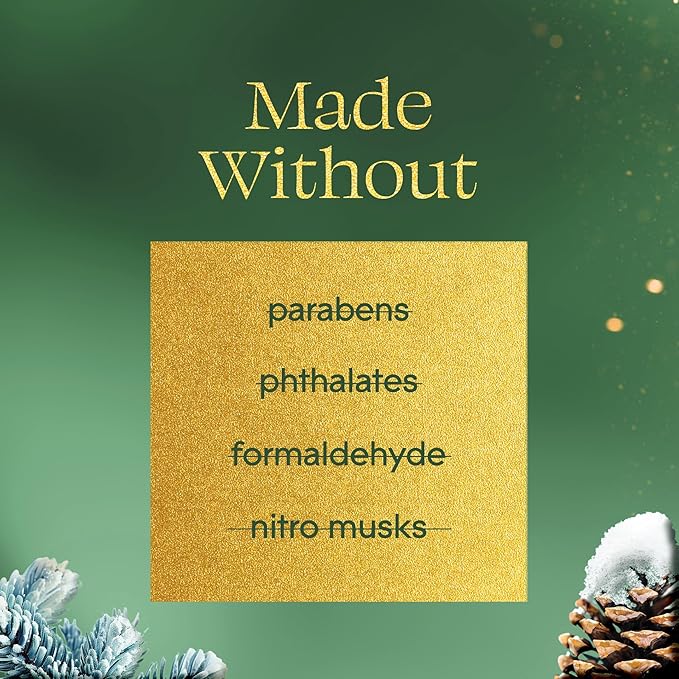 Glade 3-Wick Scented Candle Jar, Balsam & Spruce, Air Freshener Infused with Essential Oils, 6.8 Oz, 3 Count