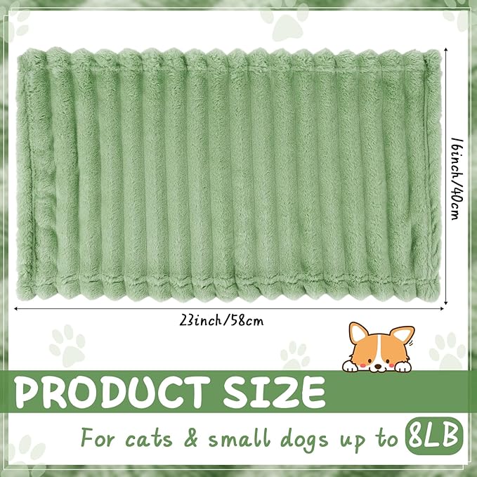12 Pack Small Dog Blanket 23 x 16 Inch Soft Flannel Pet Blankets Bulk Puppy Fluffy Calming Washable Fleece Throws for Small Dog Puppy Cat Kitten Animals Doghouse Bed Sofa Car (Multicolor)