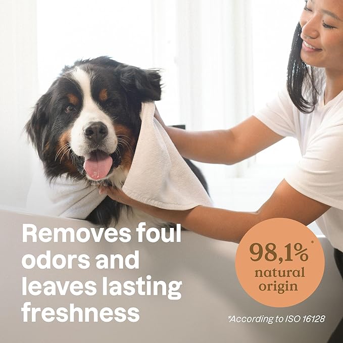 ATTITUDE Natural Deodorizing Shampoo for Cat & Dog, Vegan and Cruelty-Free, Grooming Products, Lavender, 16 Fl Oz (Pack of 4)