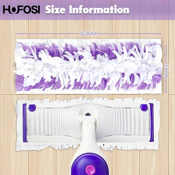 25PCS Disposable Mopping Pads Refills for Swiffer PowerMop,Replacement with Swiffer Power Mop Refills for Swiffer Power Mop Pads Multi-Surface for Floor Cleaning