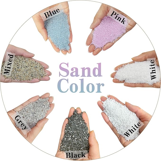 20 lbs Pink Sand, 0.4-0.8 mm Decorative Sand for Aquarium, Fish Tank, Candle, Vase Filler, Wedding Ceremony, Arts Crafts and Bowl Fillers