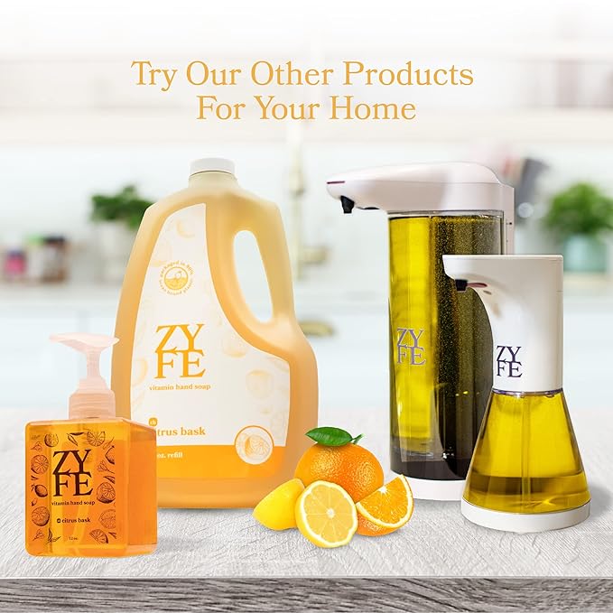 12 Bottle Case of Vitamin Hand Soap - Liquid Hand Soap Value Pack Deal - Natural Plant Derived Moisturizing Handsoap with Essential Oil Fragrance Citrus Bask- Wholesale Carton