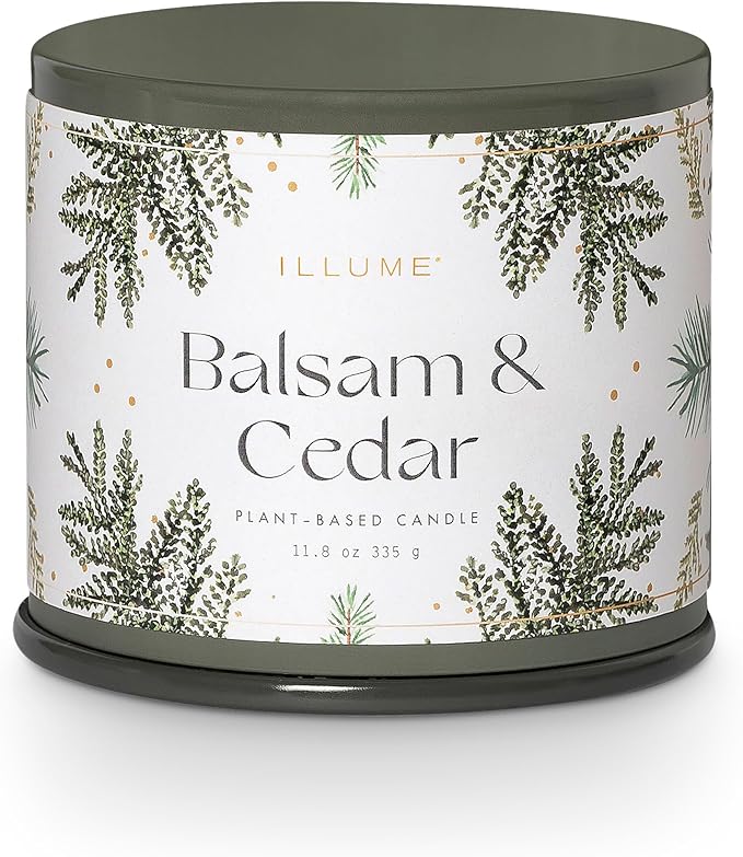 ILLUME Vanity Tin Candle, Balsam & Cedar