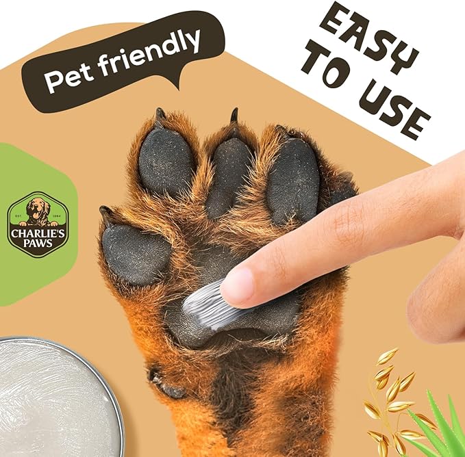 Paw Balm for Dog and Cat Paw Pad Balm Dog Nose Balm Cat Butter Paw Moisturizer Wax for Dog Pet Puppy Protect Dry Cracked Paw Foot Heals Restores Paw Elbows with 100% Natural Oil Aloe & Oats 3.5 Oz