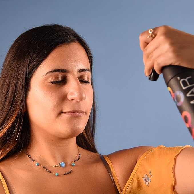 FRAMAR Premium Hair Mister Spray Bottle – Continuous Spray Bottle For Hair, Water Sprayer, Continuous Mister for Salon Supplies – Ultra Fine Mist – Black 250 ml