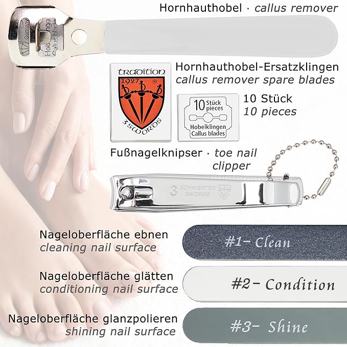 3 Swords Germany – manicure pedicure set kit (656)