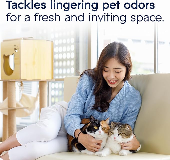 Glade PlugIns Refills Air Freshener Starter Kit, Pet Fresh Scent, Scented and Essential Oils for Home and Bathroom, 0.67 Fl Oz, 1 Warmer + 2 Refills