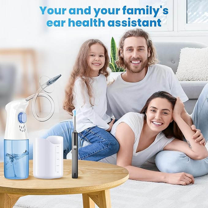 Ear Wax Removal - Ear Cleaner - Ear Camera - Ear Wax Removal Kit - Ear Wax Removal Tool Camera - 1080HD Effective for Cleaning Ear Wax Build-Up