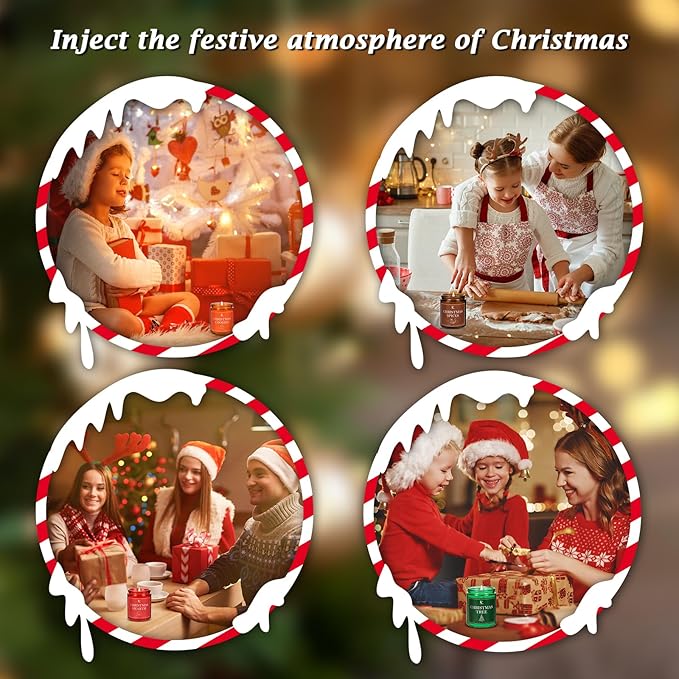 4 Packs Scented Candles for Home,Long Lasting Scented Candles Set, Aromatherapy Birthday Candles for Family, Halloween Chirtmas Gifts for Women Men Relaxing Candle