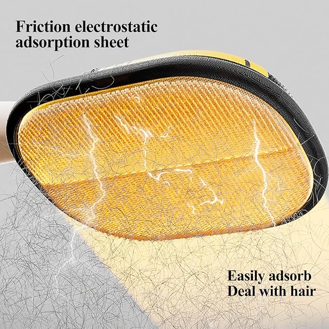 2Pcs Pet Hair Removal Glove for Dogs & Cats, Premium Thick Pet Hair Removal Brush Tool, Washable And Reusable for Bed Sheets, Sofas, Curtains, Car Seat