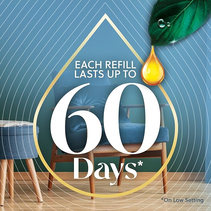 Air Wick Plug In Advanced Scented Oil,Glistening Snow Frosted Mint,Air Fresheners for Home Long Lasting, Room Freshener, House Essentials for Small Spaces + Large Spaces (Pack of 25)