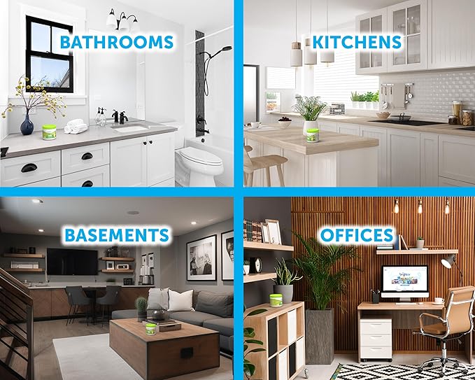 Bright Air 14 oz. Super Odor Eliminator, For Medium-Size Spaces, Zesty Lemon & Lime Scent, Case of 6, Air Freshener, Natural Essential Oils, Lasts Up to 90 Days Each