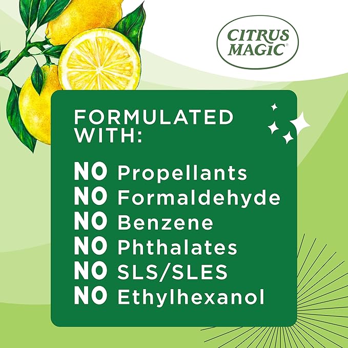 Citrus Magic Limited Edition Odor Eliminating Air Freshener Spray, Limoncello, 3-Ounce, Pack of 3