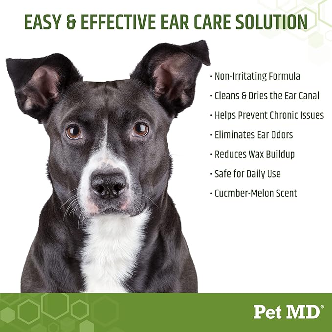 Pet MD Dog Ear Cleaner Wipes + Riley's Calming Peanut Butter for Dogs