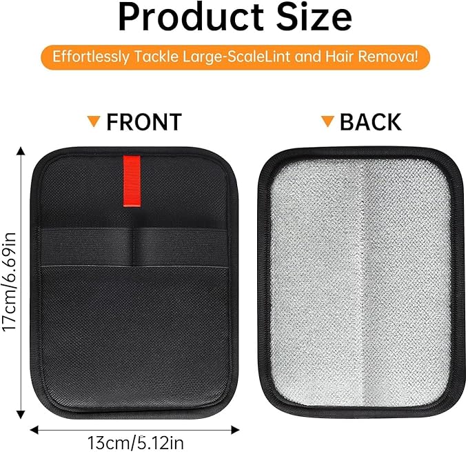 1 Pcs Pet Hair Removal Glove, Electrostatic & Reusable Cat Dog Hair Remover for Couch, Furniture, Carpet, Car Seat | 2025 Upgraded Grooming Gloves & Fur Removal Tool