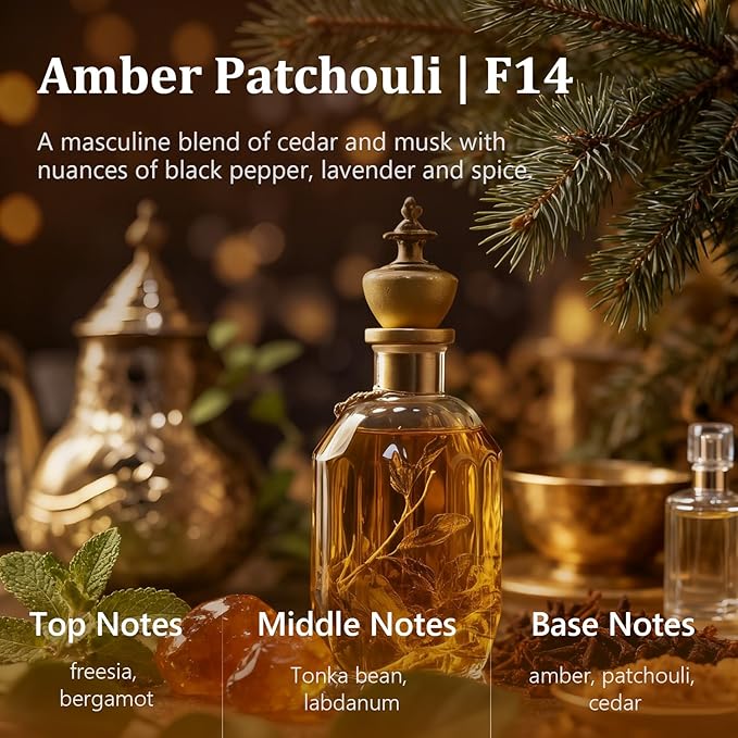 C Classy Car Air Freshener Hanging 2 Pack, Amber Patchouli Air Freshener Essential Oil Diffuser, Cute Car Accessories, Long-Lasting Fragrance, C ar air Fresheners for Women & Men Gift, Made in USA