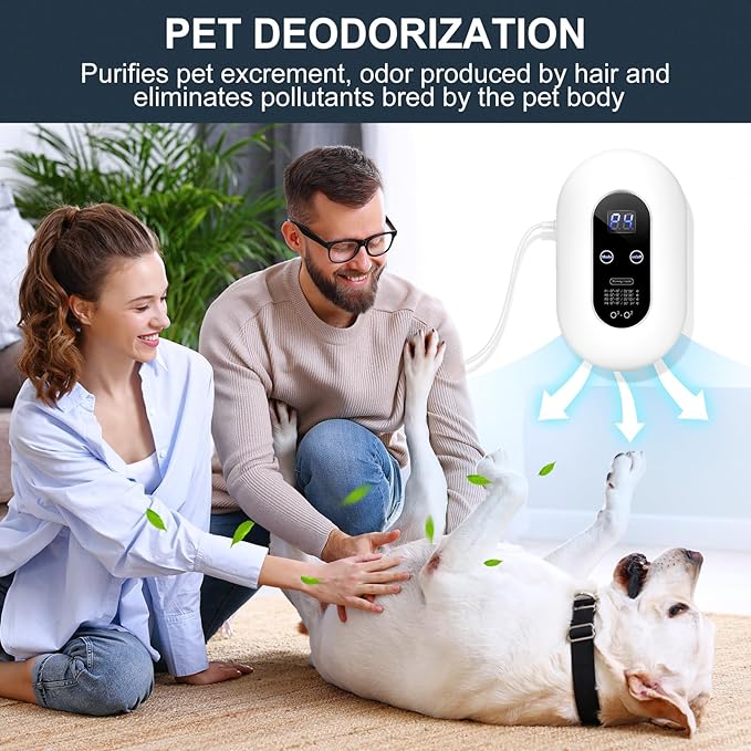 Ozone Odor Eliminator for Strong Odor 99% Cat Litter Deodorizer Dog Poof Odor Removal Air Ionizers Home Plug-in Air Purifier for Bedroom, Toilet, Kitchen, Pets, Shoe, Smoke, Formaldehyde Air Freshener
