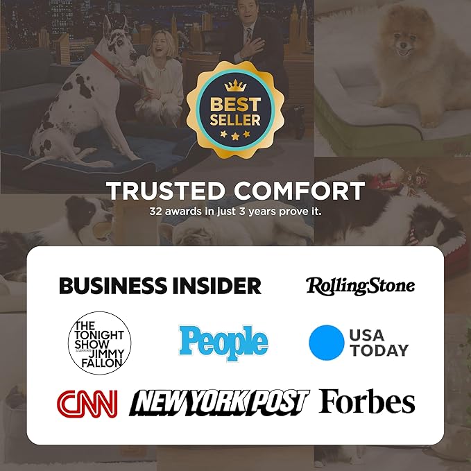 Bedsure XXL Orthopedic Dog Bed for Extra Large Dogs - Washable Giant Dog Cat Bed Waterproof, Comfort Dogs Couch Sofa with Washable Removable Cover, Pet Bed with Nonskid Bottom, Black, 52"