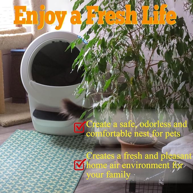 NewKe 12PCS Odor Remover Refills for Whisker OdorTrap Pod and for Litter-Robot, Cat Toilet Odor Eliminates Deodorizing Compatible with Traditional Litter Boxes, 12 Pack Litter Deodorizer, Pet Gift