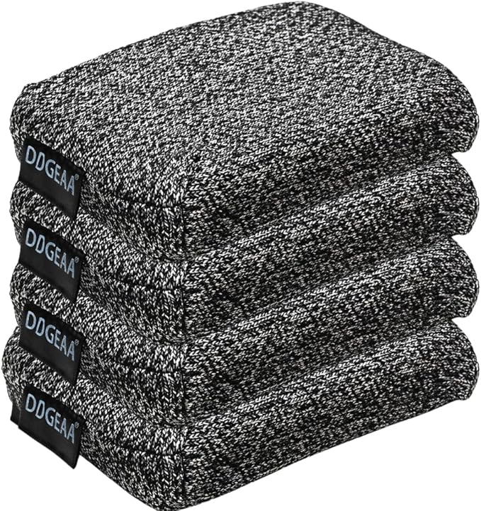 Heavy - Duty Kitchen Sponge - 20 Times More Durable, Scratch Free, Suitable for Non - Stick Cookware - Cut - Resistant, Multi - Purpose Cleaning Supplies for Home (4 Pack, Grey)