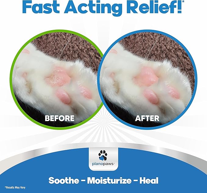 Lick Safe Cat Paw Balm - 0.15 Oz Paw Balm for Cats - Natural Paw Butter for Cats - Vet Recommended Cat Paw Protection - Paw Wax for Cats - Fix Dry Cracked Paws - Cat Paw Moisturizer Stick - Cat Stuff