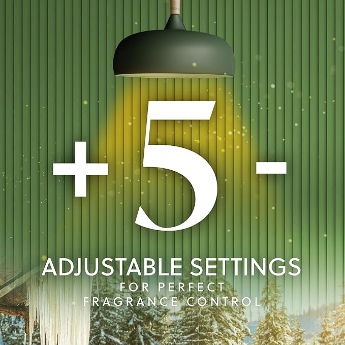 Air Wick Plug In Advanced Scented Oil,Winter Woods + Frosted Ivy, AirFresheners for Home Long Lasting, Air Freshener Plug In, House Essentials for Small Spaces + Large Spaces,(Pack of 25)
