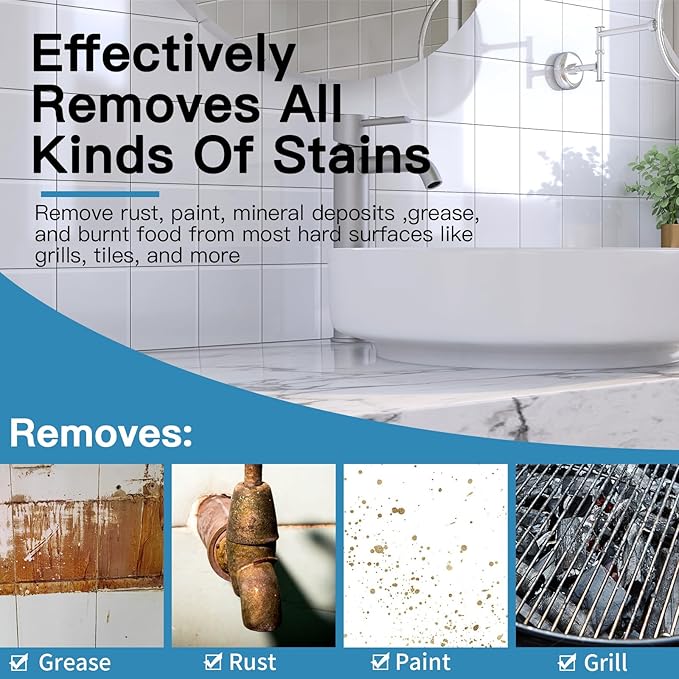 Toilet Cleaner Hard Water, 2024 Newly Upgraded Toilet Cleaning Screens Hard Water Remove Pads for Stain Calcium Deposits Scrubber(30PCS)