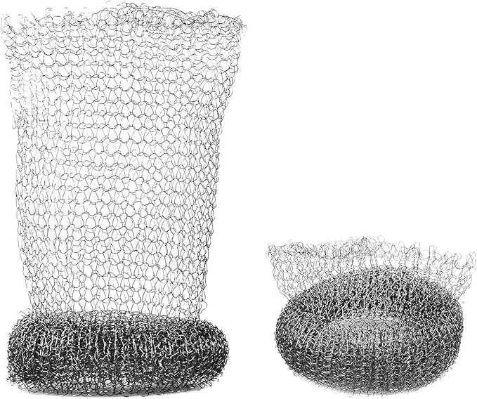 40 Pieces Lint Traps, Stainless Steel, Never Rust, Washing Machine Lint Snare Traps with 40 Cable Ties