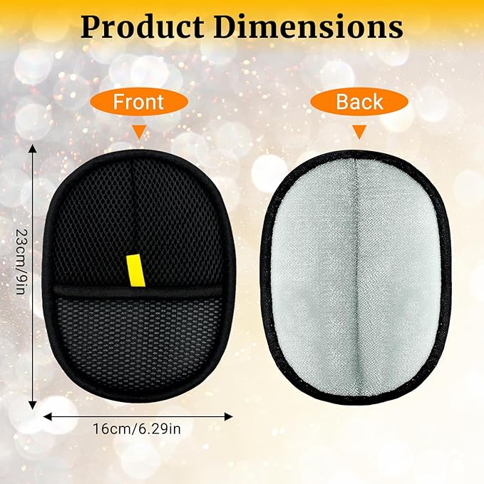 3PCS Upgraded Pet Hair Removal Glove for Dogs & Cats, Reusable Electrostatic Pet Hair Remover Glove for Couch, Furniture, Carpet & Car Seat, Best Grooming Gloves for Pets Hair Removal & Massage