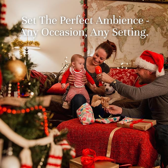 P&J Fragrance Oil Christmas Set | Christmas Wreath, Mistletoe, Candy Cane, Gingerbread, Cinnamon, and Cranberry Candle Scents, Freshie Scents, Candle/Soap Making Supplies