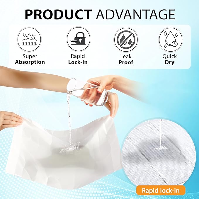 14" X 18" Disposable Bird cage Liners 50 Units, Super Absorbent, Parakeets, Cockatiels, Doves, Canaries, Parrots