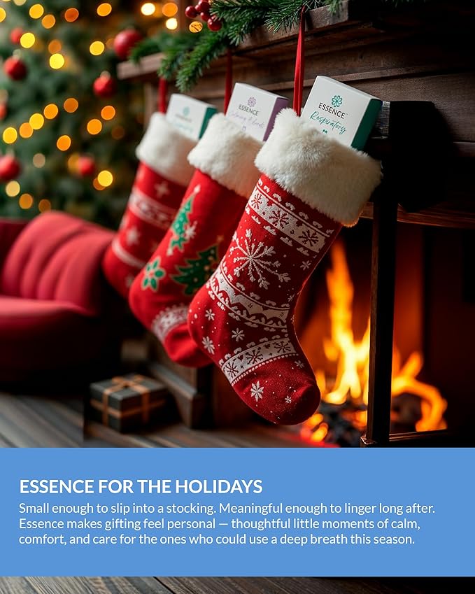 Essence Nasal Diffuser New Mommy Bundle – Essential Oil Silicone Nose Rings for Morning Sickness & Motion Sickness Support – Wearable Blends Pack for Pregnancy & Travel