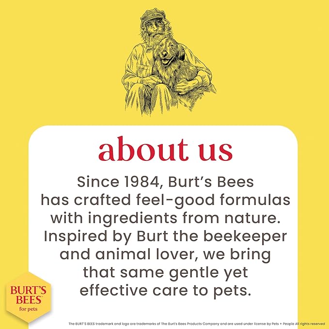 Burt's Bees for Pets Deodorizing Wipes with Witch Hazel, 95% Natural Origin Formulas, Odor Control Dog Wipes - Gentle Dog Deodorizing Wipes, Lemongrass and Sage Fragrance 50ct