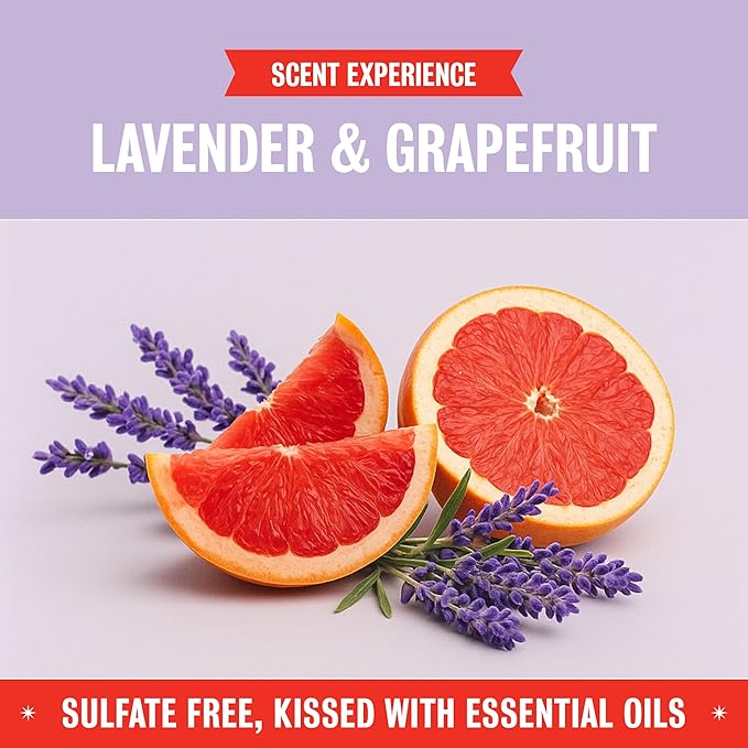 Rebel Green Super Deluxe Dish Soap - Natural Dishwashing Soap - Liquid Dish Detergent - Sustainable Dish Liquid Scented with Lavender & Grapefruit - (16 oz Bottles, 2 Pack)