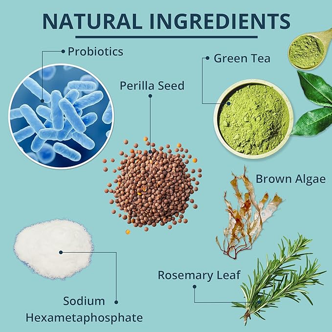 NOVEHA Pet Dental Powder | Vet-Approved Oral Care for Dogs & Cats | Natural Tartar Remover for Dogs Fresh Breath Formula | Easy Teeth Cleaning for Daily Use (1 - Pack)